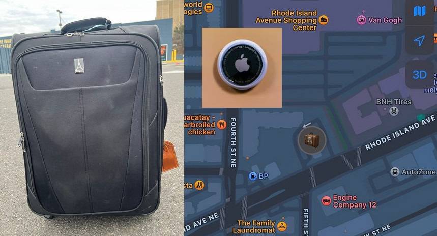 Woman Uses AirTag To Find Lost Luggage At A Residential Apartment ...